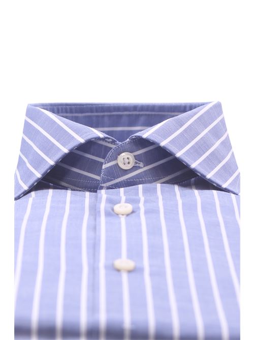camicia a righe in cotone fiammato SARTORIA CAMPO | GH219-B43006
